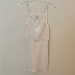 Joie Silk White Cream Mini Dress Size S